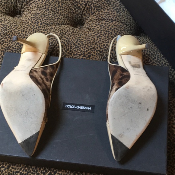 Beautiful tan leather/canvas signature leather D&G - Picture 5 of 8